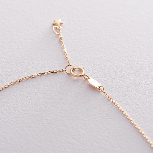 Браслет из желтого и белого золота Звездочки б04215 3