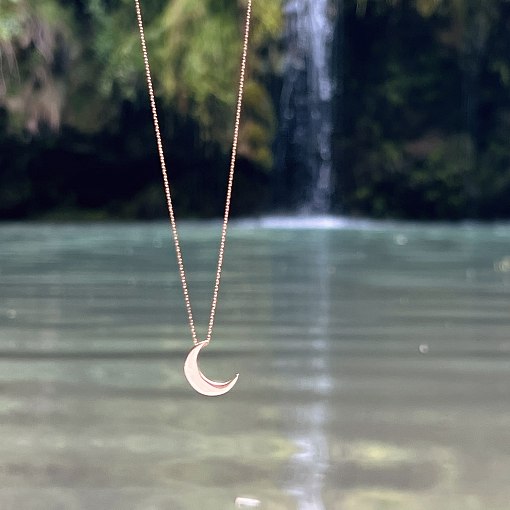 Кольє Місяць в червоному золоті кол01185 2