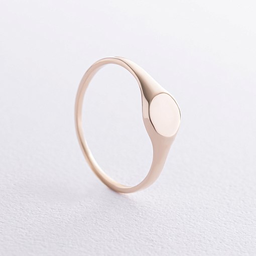 Печатка в жовтому золоті (можливе гравіювання) к07532 2