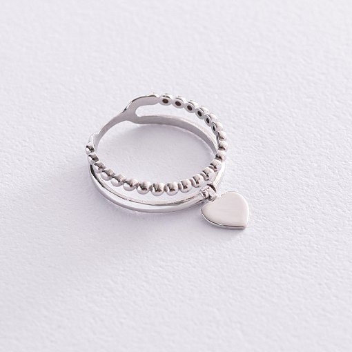 Золотое кольцо "Сердце" к05548