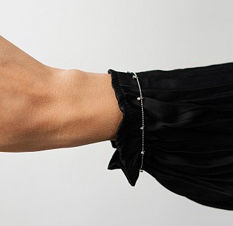 Браслет в белом золоте с бриллиантами бб0041di №6