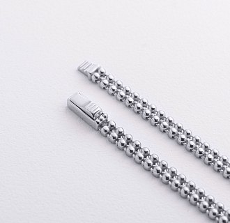 Браслет "Шарики" в белом золоте б05758 №7