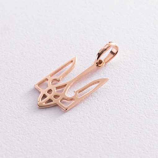 Золота підвіска Герб України 