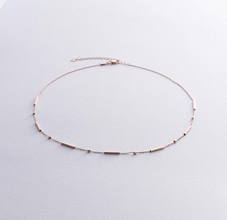 Колье - цепочка в красном золоте кол02464 №2
