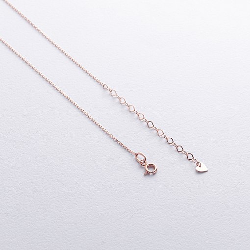 Колье "Крестик" в красном золоте (бриллианты) колб0133м 5