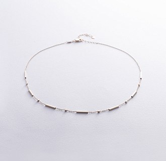 Колье - цепочка в желтом золоте кол02462 №2