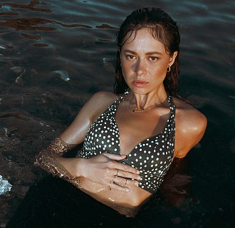 Кольцо с цепочками (желтое золото) к07475 №8