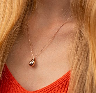 Колье "Megan" в красном золоте (Small) кол02576 №2