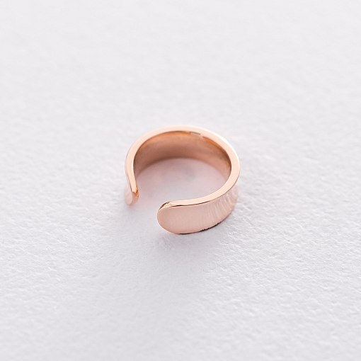 Серьга - каффа в красном золоте с06360 8