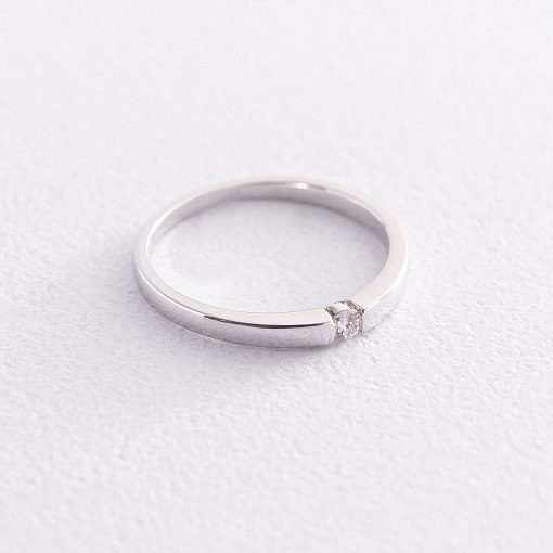 Золота каблучка з діамантом кб0352y 3