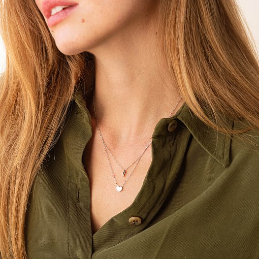 Подвійне золоте кольє 