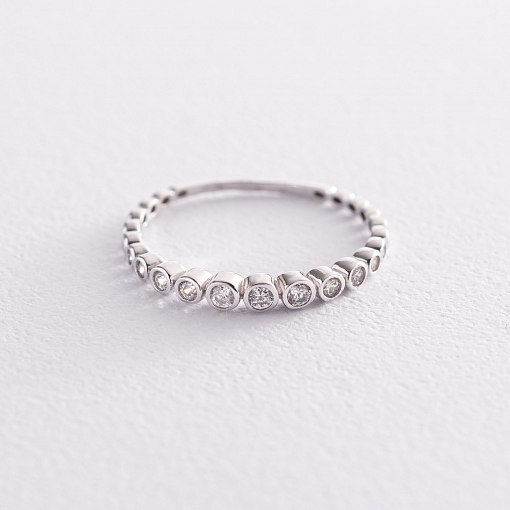 Золотое кольцо с фианитами к05715