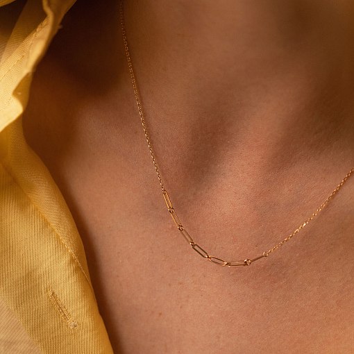 Кольє - ланцюжок в червоному золоті кол02378 7