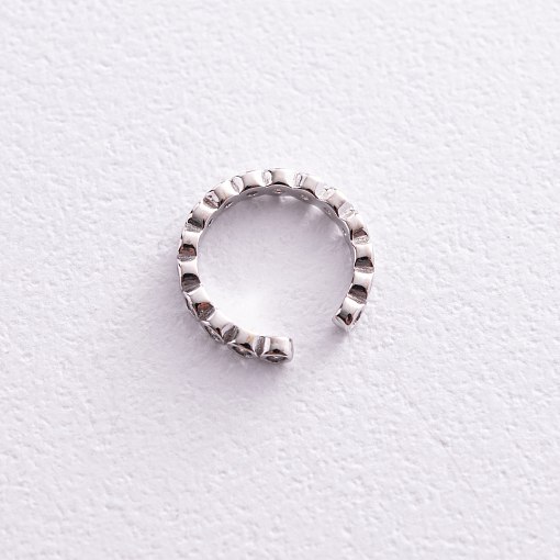 Каффа "Джессика" в белом золоте (фианиты) с08025 7