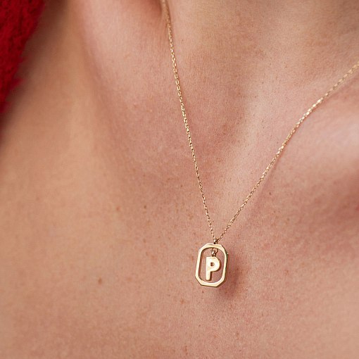 Кольє з літерою 