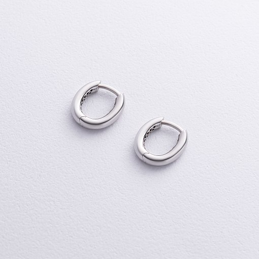 Серьги "Stella" в белом золоте с08880 3