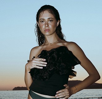 Кольцо "Рейчел" с шариками (желтое золото) к07333 №15