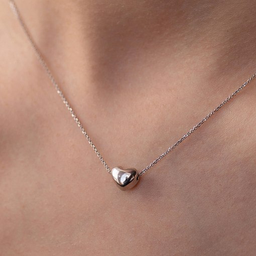 Золоте кольє із сердечком кол01322 10