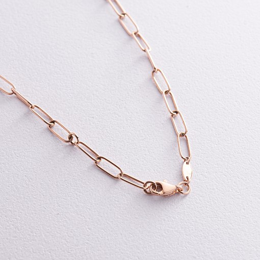 Колье с монеткой для гравировки (красное золото) кол02392 6