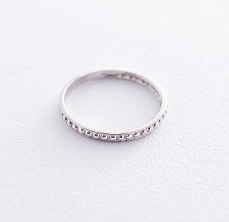 Кольцо из белого золота к06594