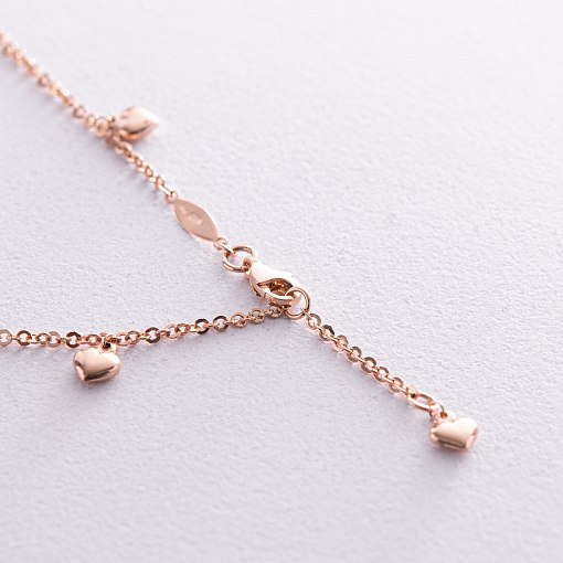 Золотой браслет Романс на ногу б03645 4