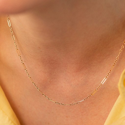 Кольє - ланцюжок в червоному золоті кол02374 11