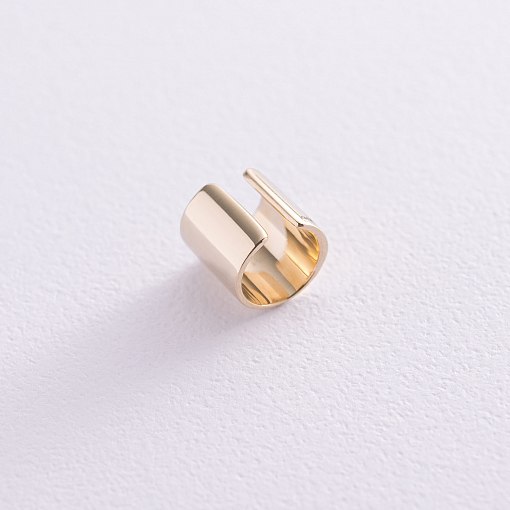 Серьга - каффа (желтое золото) с06951 7