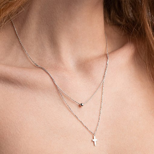 Подвійне золоте кольє 