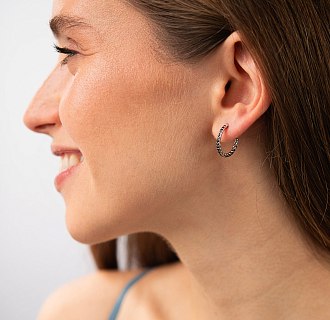 Золоті сережки - пусети 