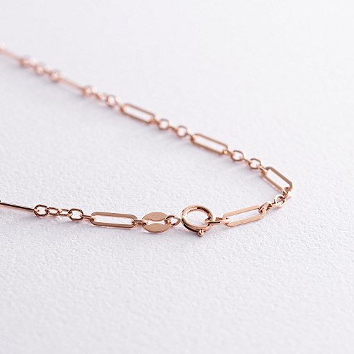 Кольє - ланцюжок в червоному золоті кол02374 7