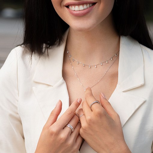 Подвійне золоте кольє 