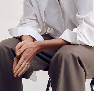 Кольцо "Leone" в красном золоте к08139 №9