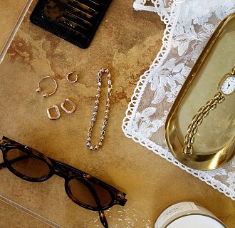 Кольцо "Шарики" в красном золоте к07506 №21