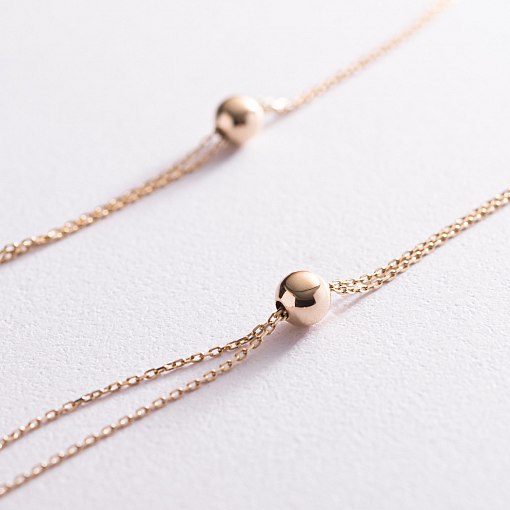 Золоте кольє - краватка 