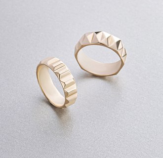 Кольцо "Veronica" в желтом золоте к07585 №12