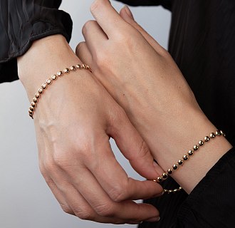 Браслет "Gloria" в желтом золоте б05780 №4