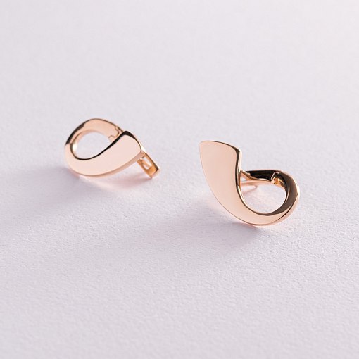 Золотые серьги "Шарлотта" с06087 2