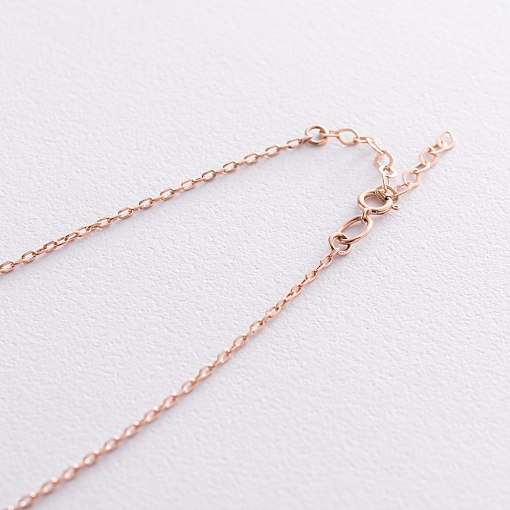 Колье "Замочек" в красном золоте кол01890 5