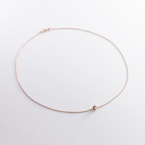 Колье "Шар" в красном золоте (0.5 см) кол01760