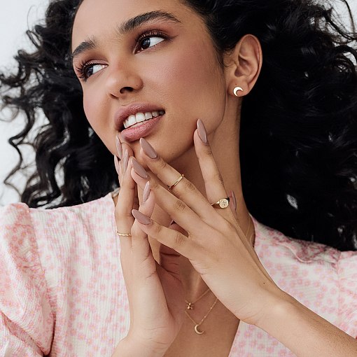 Каблучка в жовтому золоті к06719 3