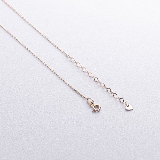 Колье "Крестик" в желтом золоте (бриллианты) колб0132м 5