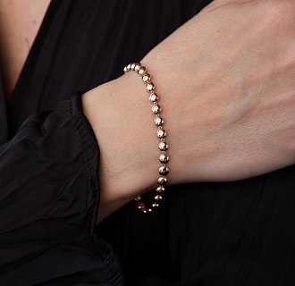 Браслет "Gloria" в красном золоте б05779 №6