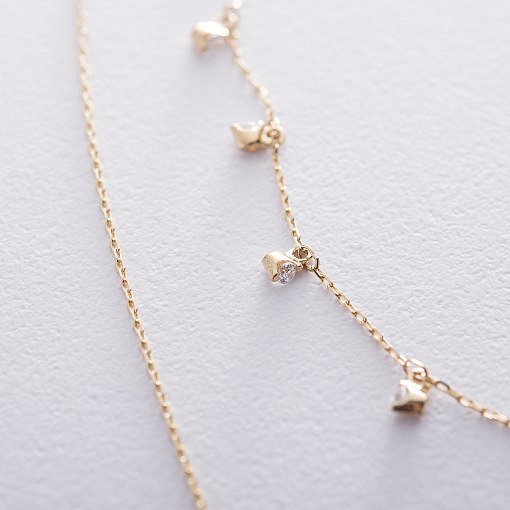 Золотое колье Дуальность кол01407 6