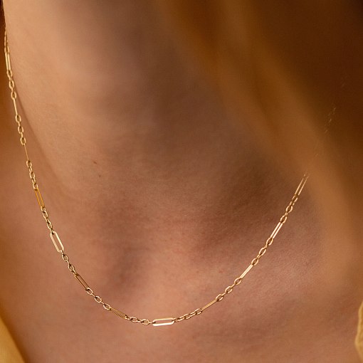 Кольє - ланцюжок в жовтому золоті кол02386 5