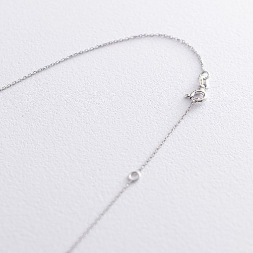 Колье в белом золоте "Кругосветное путешествие" кол01686 2