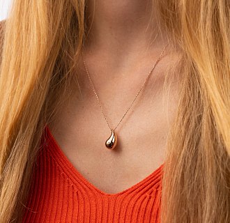 Колье "Megan" в красном золоте (Small) кол02576 №4