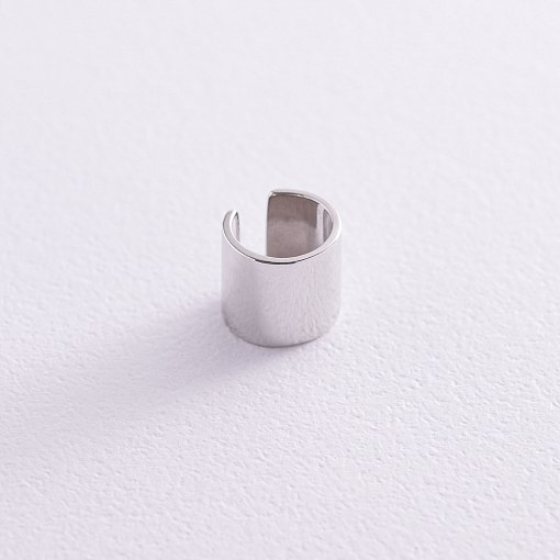 Серьга - каффа (белое золото) с06959