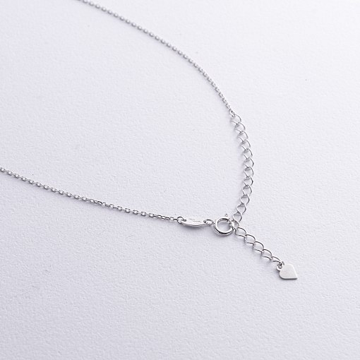 Кольє - ланцюжок в білому золоті кол02383 4