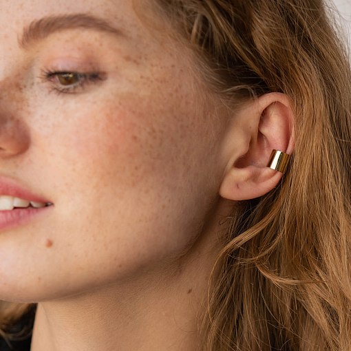 Серьга - каффа (желтое золото) с06951 2