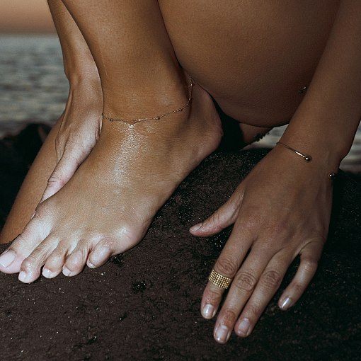 Кольцо "Рейчел" с шариками (желтое золото) к07333 18